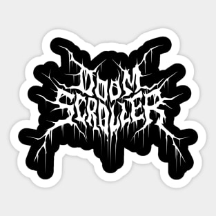 Doomscroller Sticker